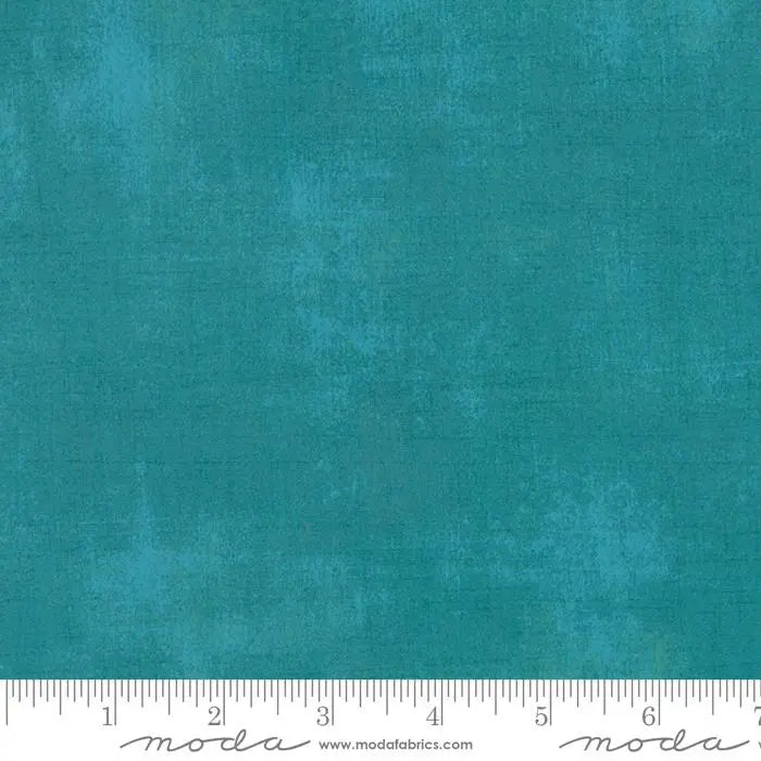 Blue Turquoise Grunge Basics Ocean 44"/45" Per Yard Moda Fabrics & Supplies