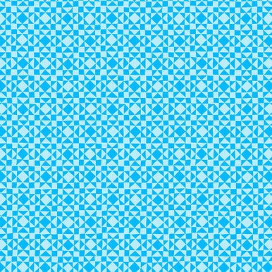 Blue Twinkle Colorblock Party 43/44" Cotton Fabric Per Yard