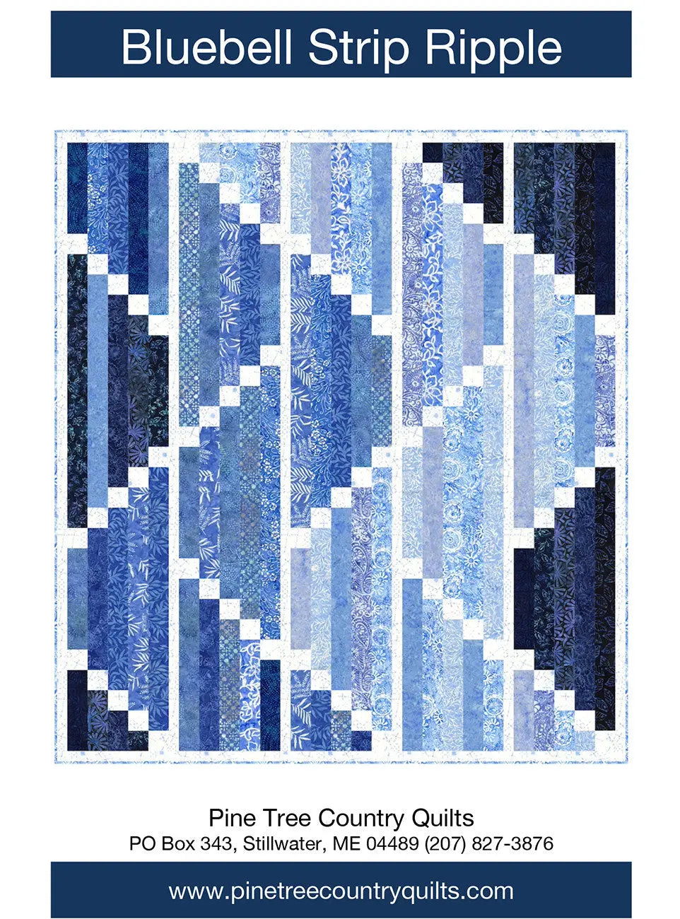 Bluebell Strip Ripple - Linda's Electric Quilters