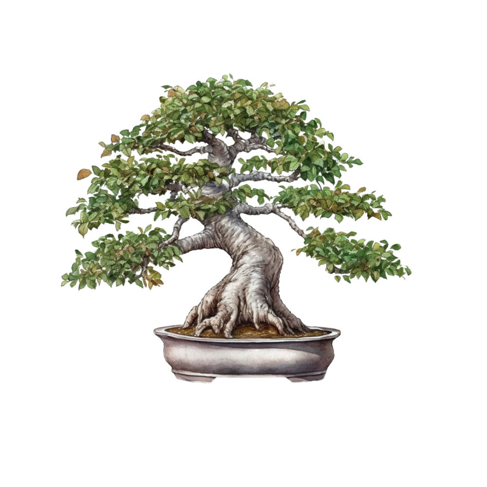 Bonsai Tree Fabric Panel 4