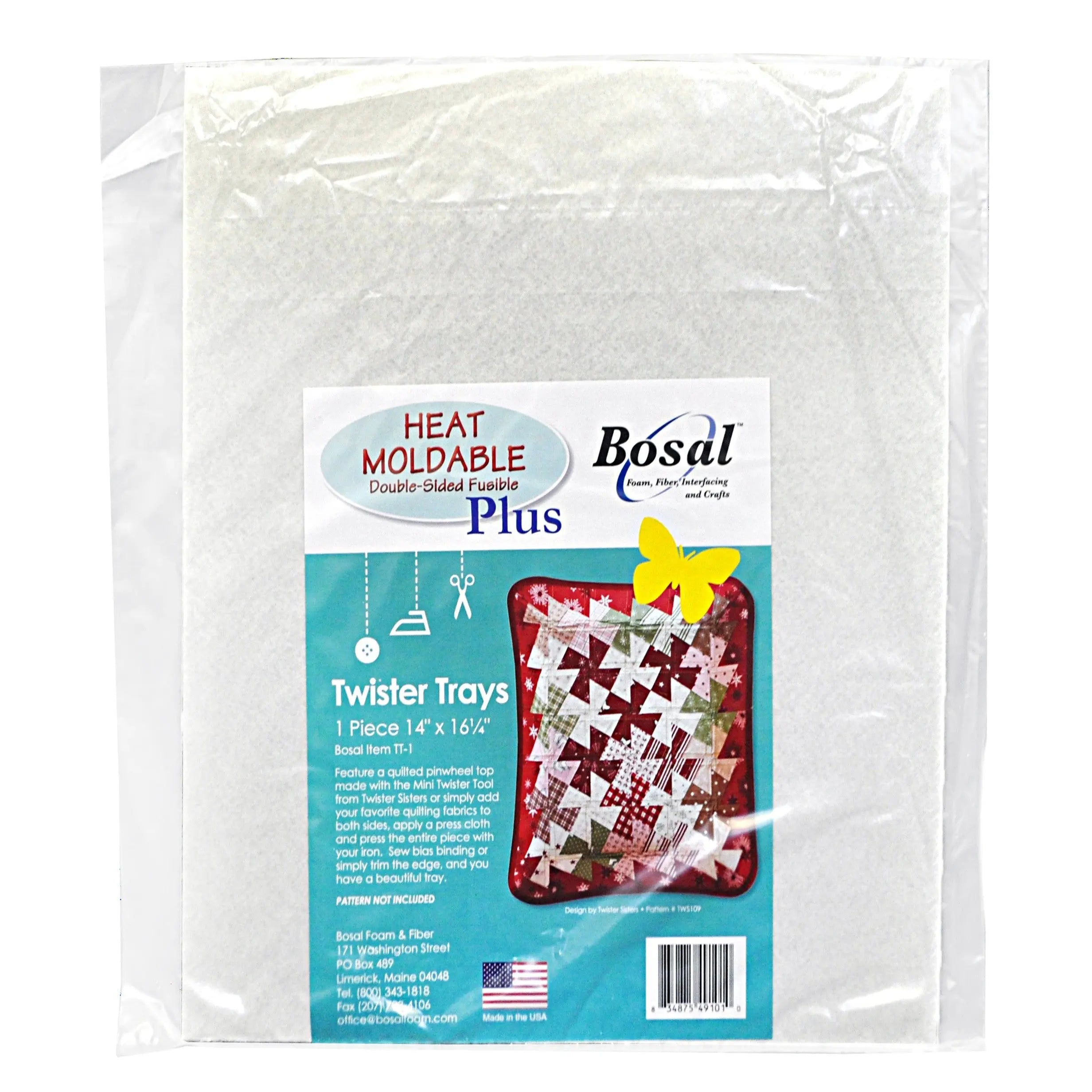 Bosal Heat Moldable Double Sided Precut Twister Tray - Linda's Electric Quilters