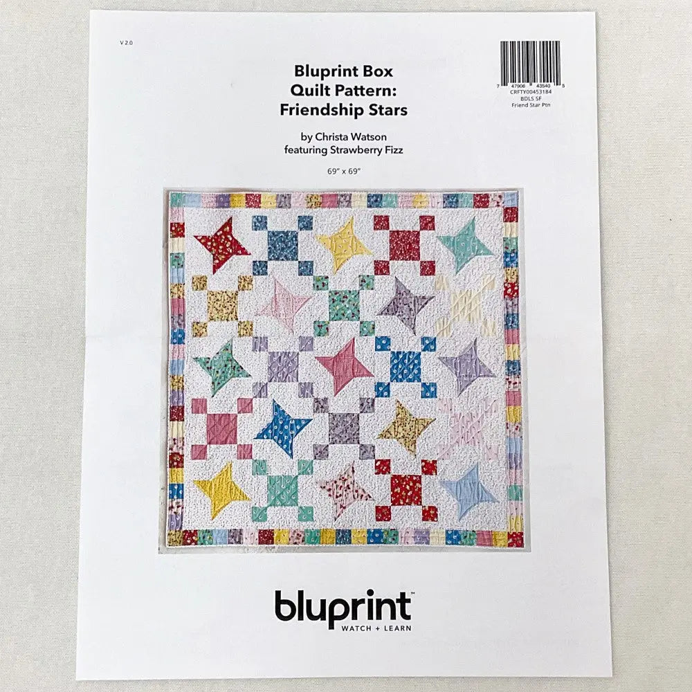 Boundless Coordinated Stash Builder Kit Bundle - Friendship Stars - Pattern and Fabric - various print fabrics 13.25 yards total Fabric Depot