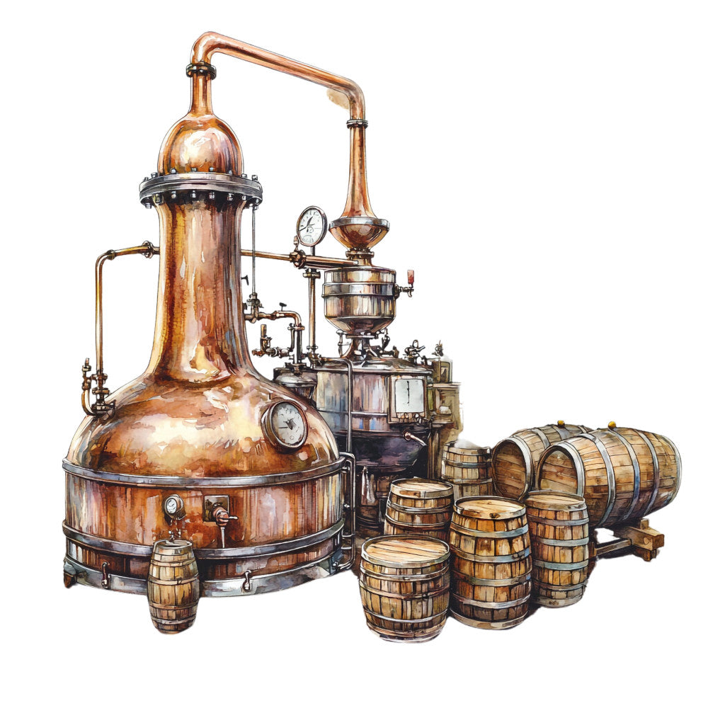 Bourbon Trail Fabric Panel 21