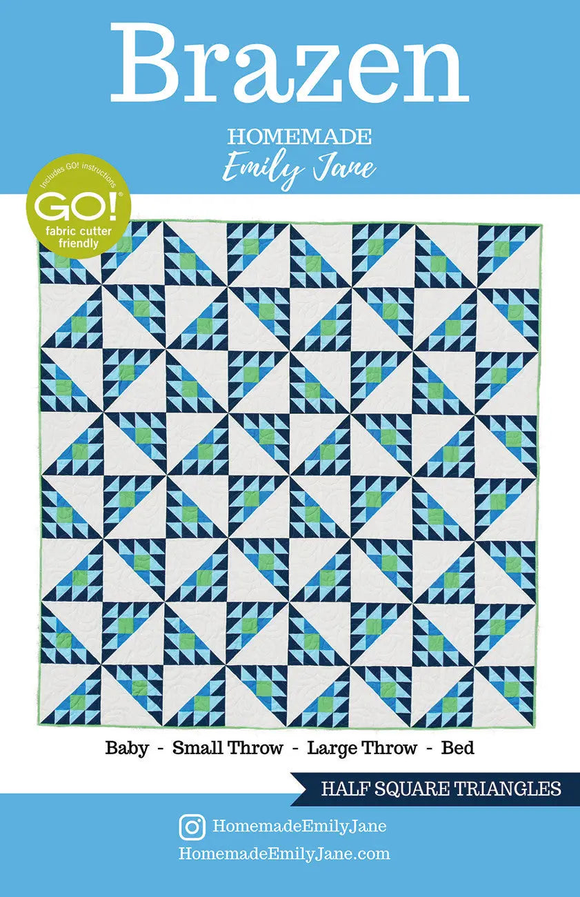 Brazen Quilt Pattern - Linda's Electric Quilters