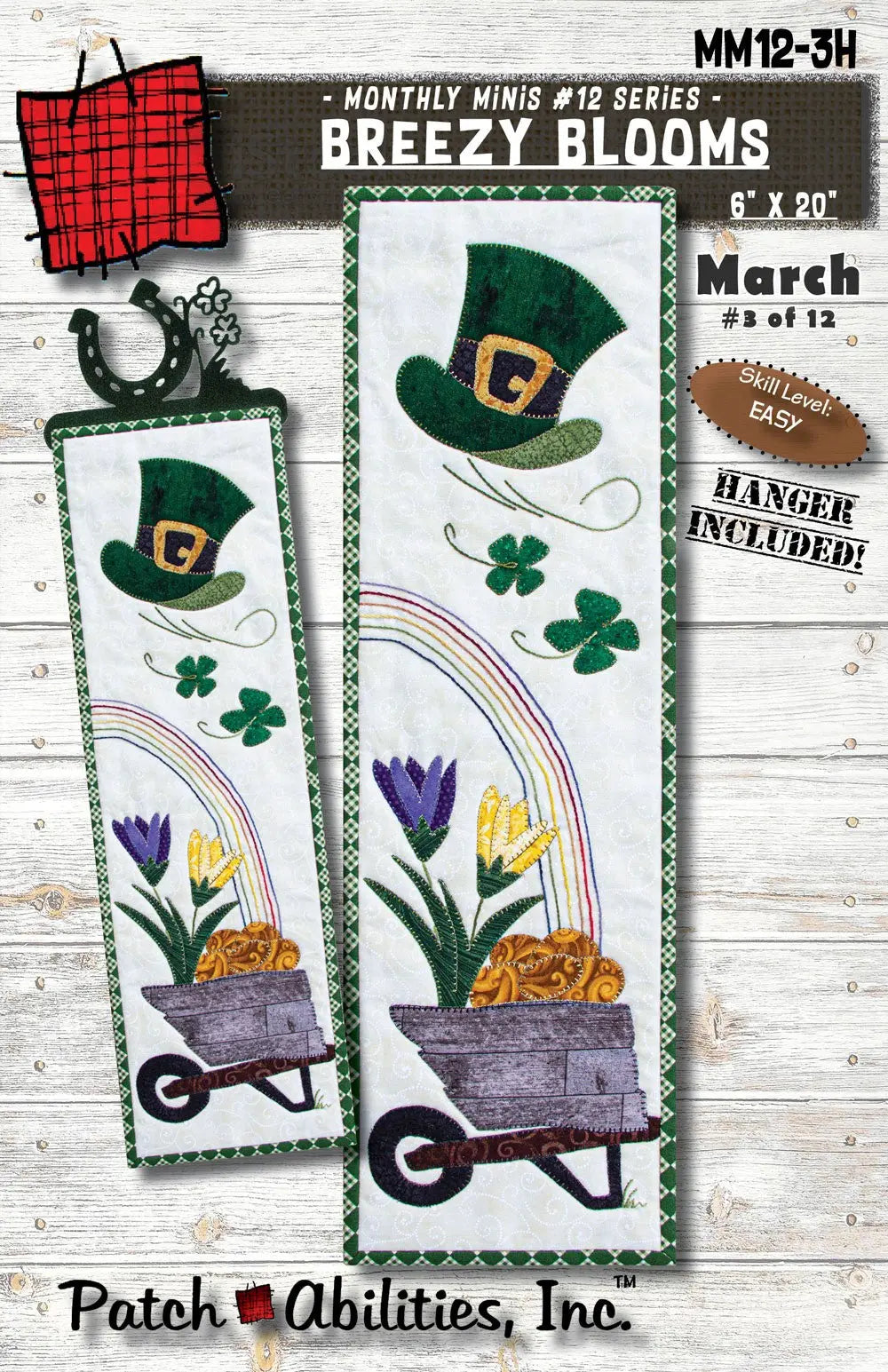 Breezy Blooms with 6in Bloom hanger - Linda's Electric Quilters