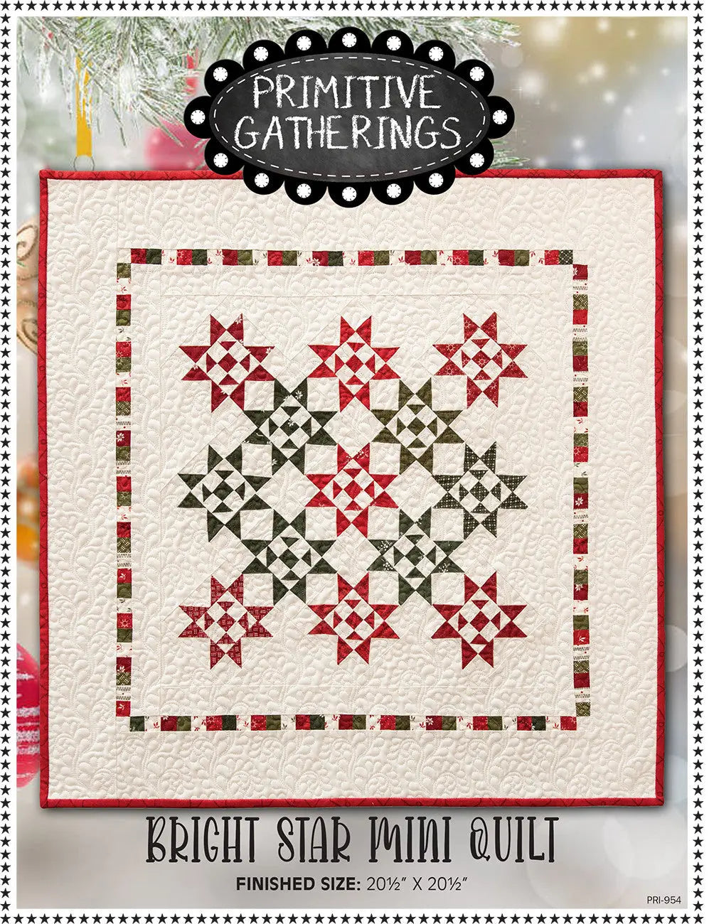 Bright Star Mini Quilt - Linda's Electric Quilters