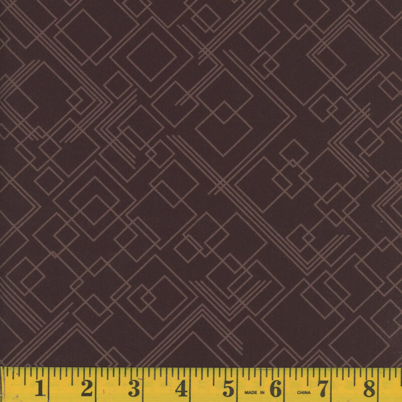 Brown Cypher Cotton Wideback Fabric