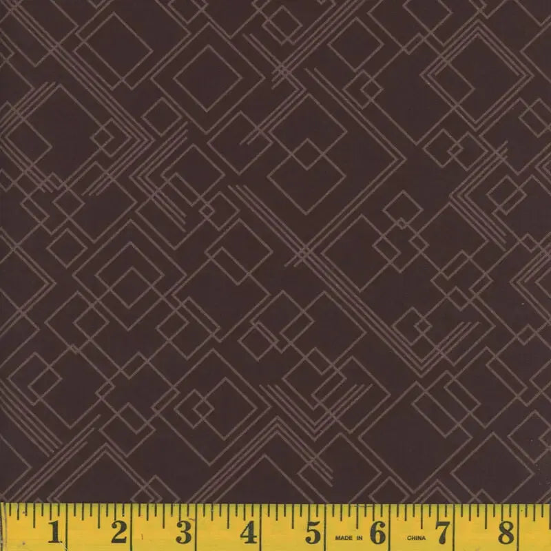 Brown Cypher Cotton Wideback per yard Mook Fabrics