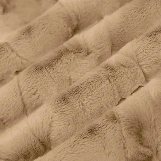 Brown Latte Luxe Cuddle Mirage 80" Fabric per yard - Linda's Electric Quilters