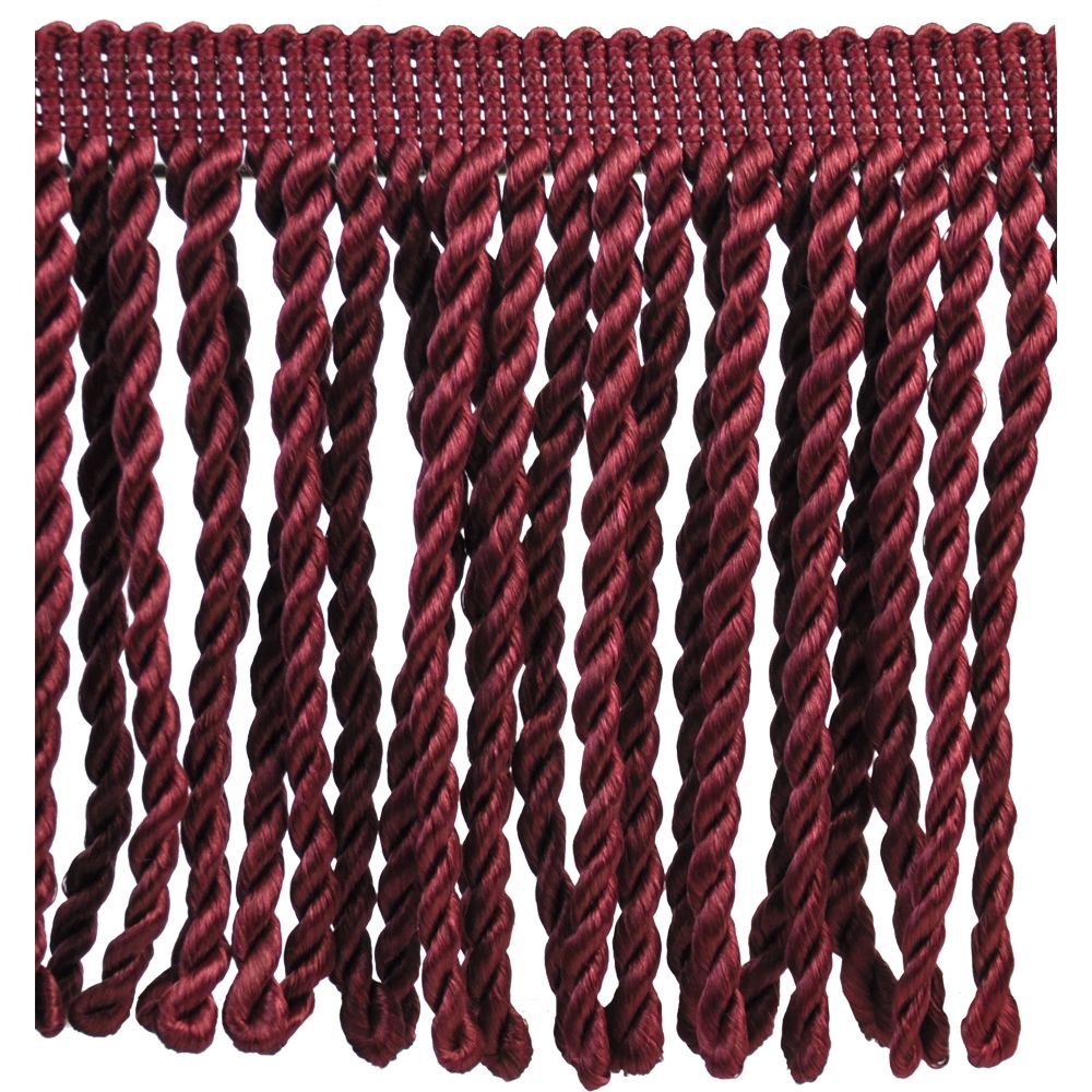 Bullion Fringe Collection - 6" length (18 Yard Roll) - BF-152-17 Burgundy