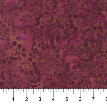 Burgundy Bubble Cluster Bubble Pop 83705-26 Cotton 44”/45” Fabric Per Yard