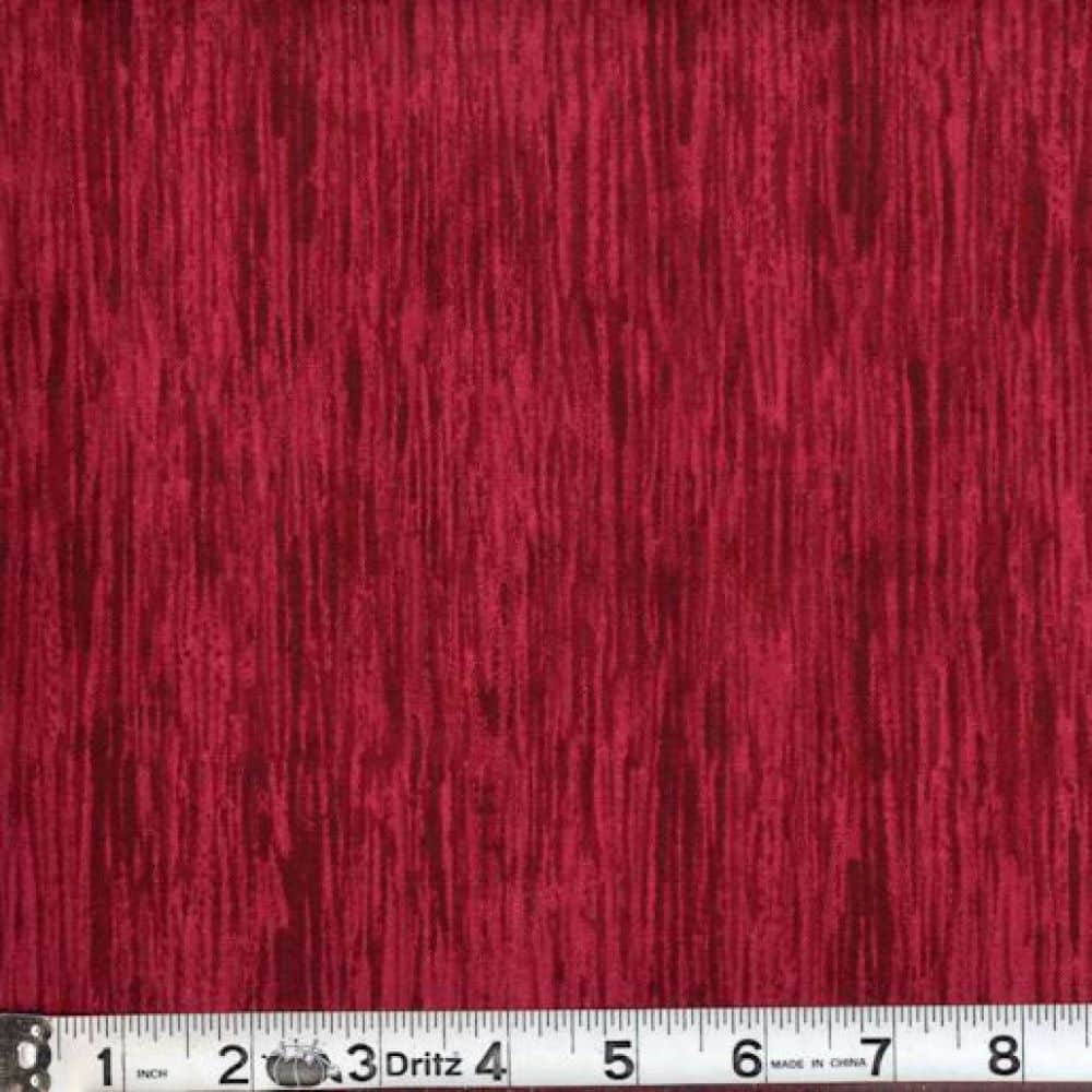 Burgundy Color Wave 45" Wide Cotton Fabric Per Yard