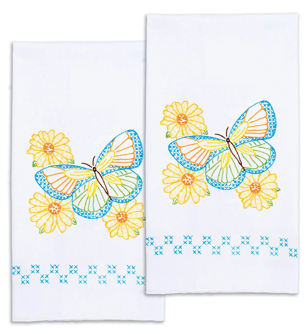 Butterfly Decorative Hand Towels - Linda's Electric Quilters