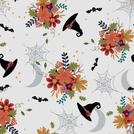 Riley Blake Little Witch main print smoke