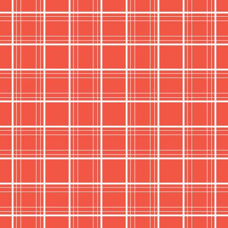Riley Blake Ski Hill ski tracks winter quilting cotton fabric in Red