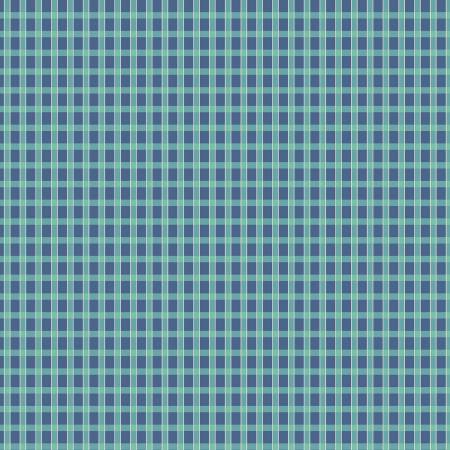 Riley Blake Lori Holt Home Town Holiday plaid Christmas quilting cotton fabric in Denim