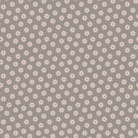 Riley Blake Lori Holt Home Town Holiday woolly flower Christmas quilting cotton fabric in Milk Can