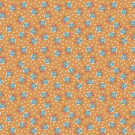 Riley Blake Lori Holt Home Town Holiday starflower Christmas quilting cotton fabric in Cider