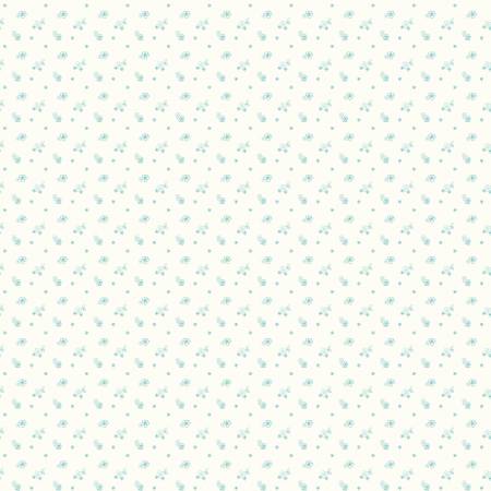 Riley Blake Hush Hush 4 flower bed low volume quilting cotton fabric