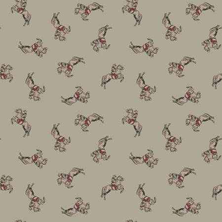 Riley Blake Cowboys western quilting cotton fabric in Khaki