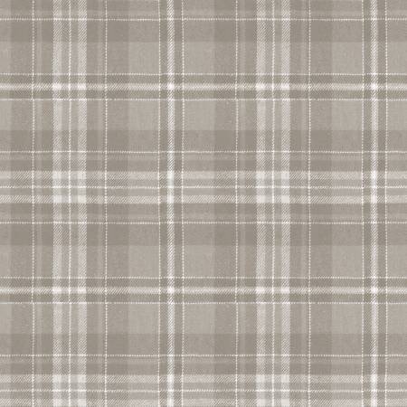 Riley Blake Costume Maker's Act Plaid quilting fabric in Gray