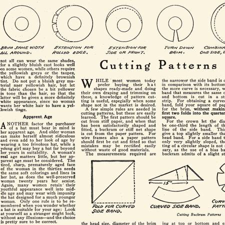 Riley Blake Costume Maker's Act Hat How To Text quilting fabric in Cream