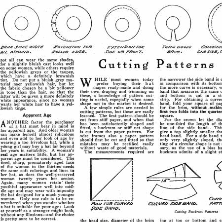 Riley Blake Costume Maker's Act Hat How To Text quilting fabric in White