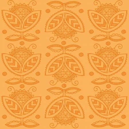 Riley Blake Costume Maker's Act Thistle quilting fabric in Orange
