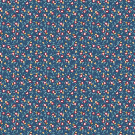 Riley Blake Lori Holt Americana July quilting cotton in Dark Denim