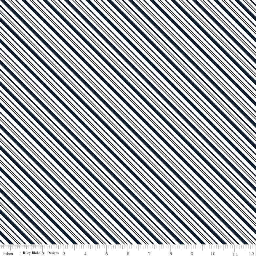 RB Stripes Navy - A Perfect Winter
