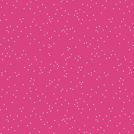 Riley Blake Blossoms quilting cotton blender fabric in Hot Pink