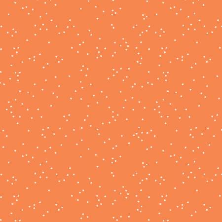 Riley Blake Blossoms quilting cotton fabric in Pumpkin