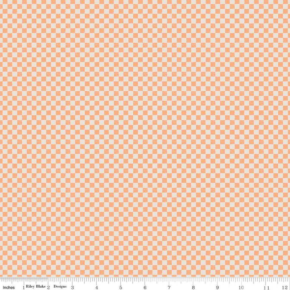 Check Please! 1/4" Check on Ivory Marmalade 43"/44" Fabric Per Yard