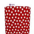 Patriotic Stars 108" Supreme Backings - Large White Stars on Red Wideback Fabric Per Yard