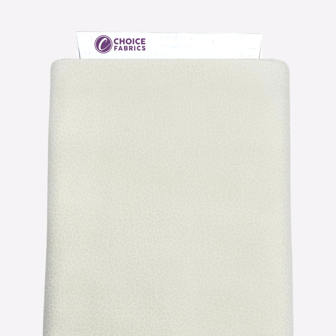 Tone on Tone 108" Supreme Backings - White on White - Crackle Wideback Fabric Per Yard