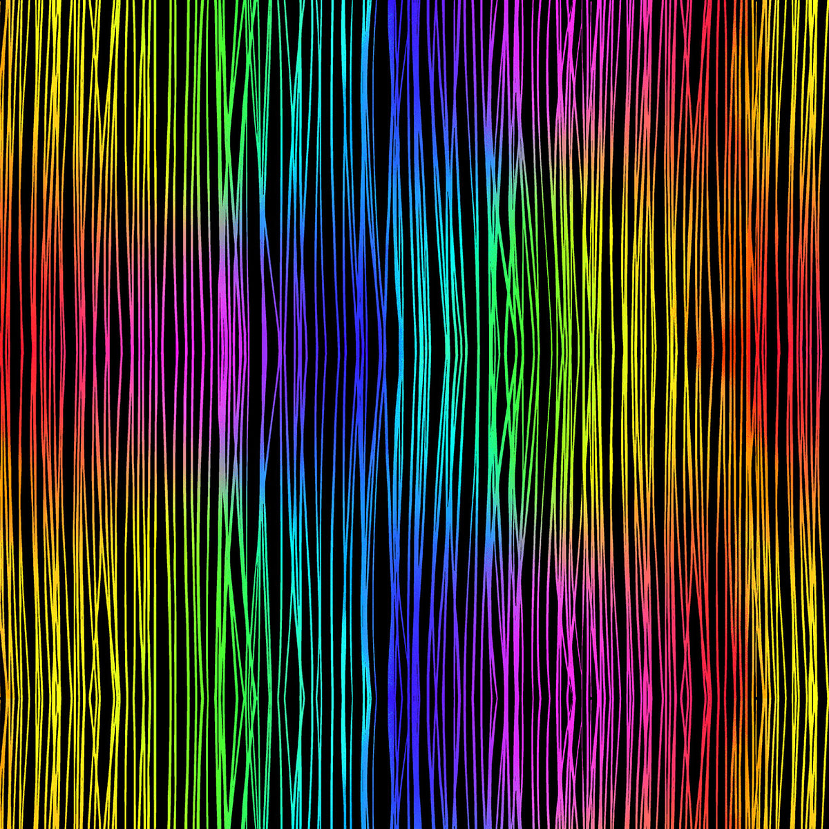 Timeless Treasures Fabric Prism Multi Cotton 44"/45" Fabric Per Yard