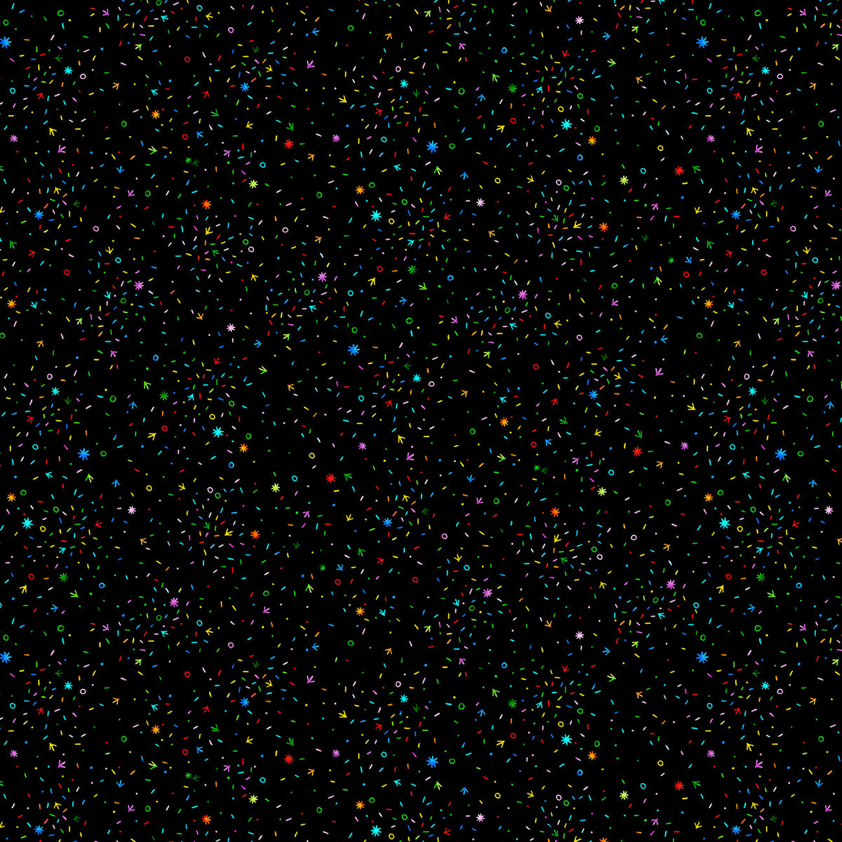 Timeless Treasures Fabric Charisma Confetti Cotton 44"/45" Fabric Per Yard