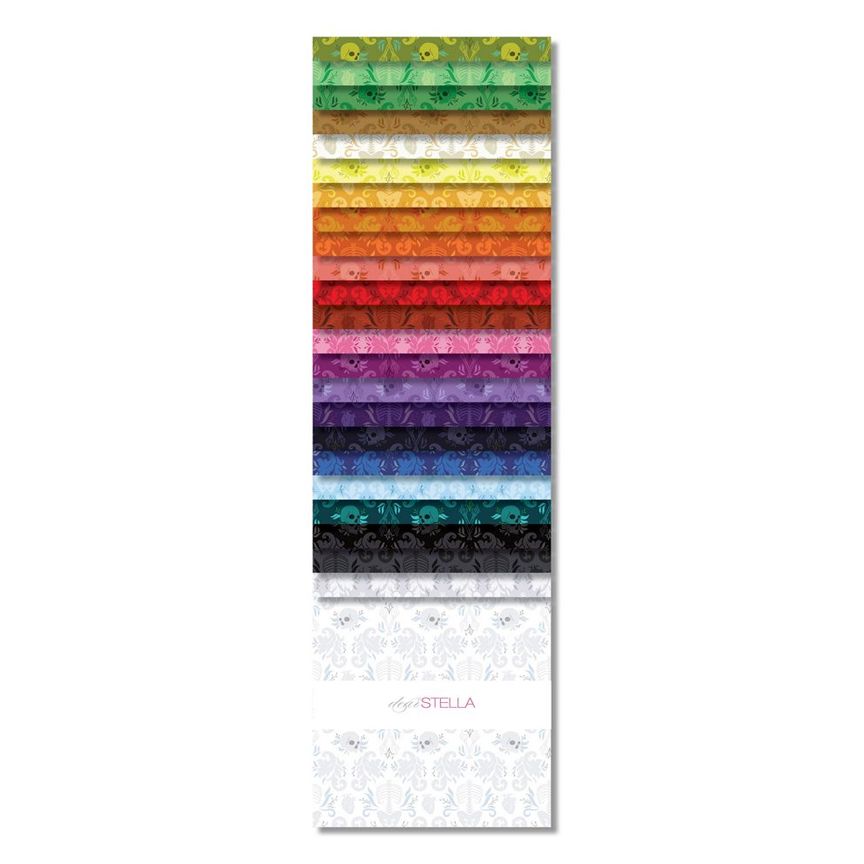 Stella 10" SQUARE PACKS, 42 COLORS 44"/45" Fabric Per Yard
