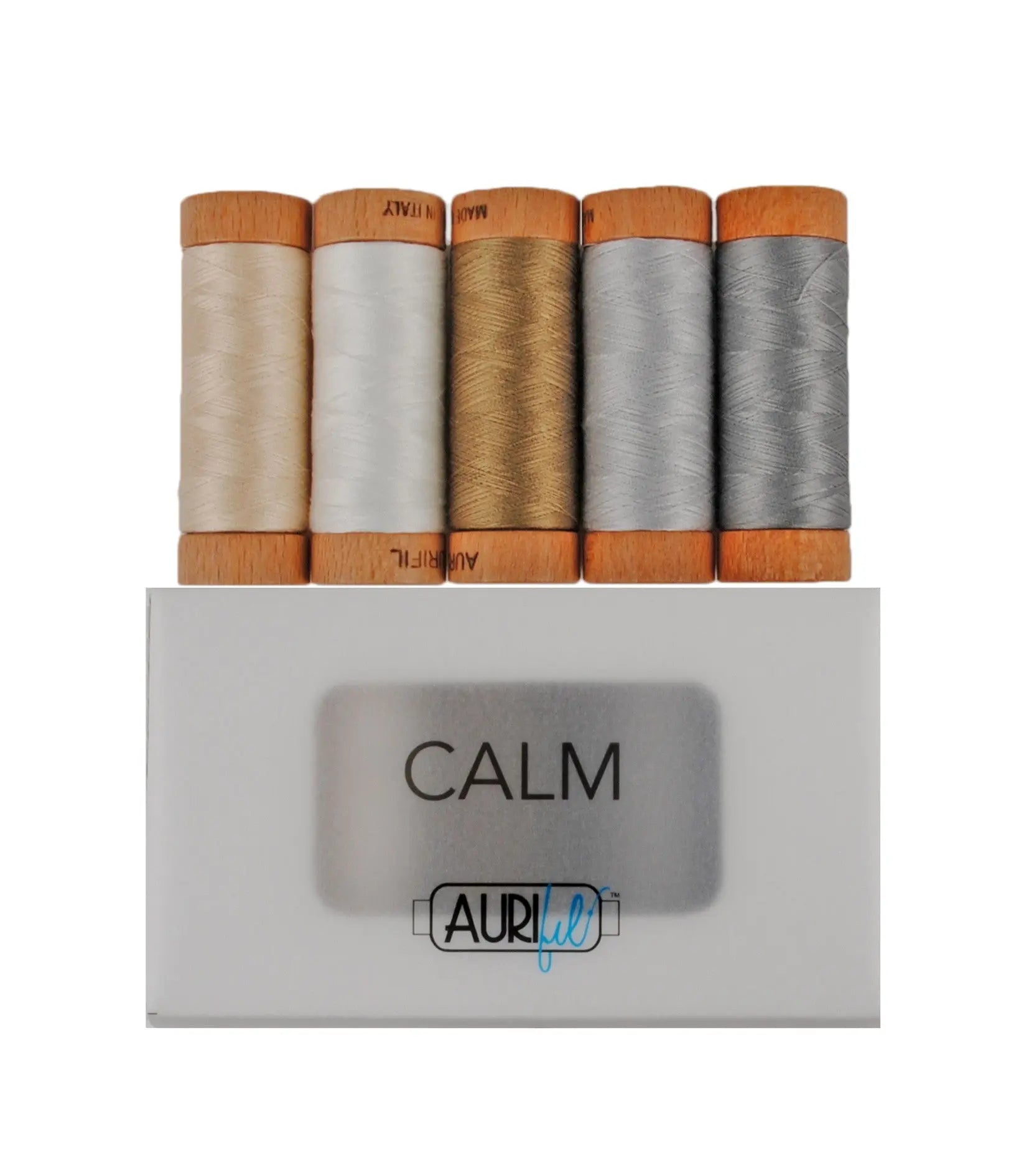 Calm Thread Collection 80wt 5 Small Spools - Linda's Electric Quilters