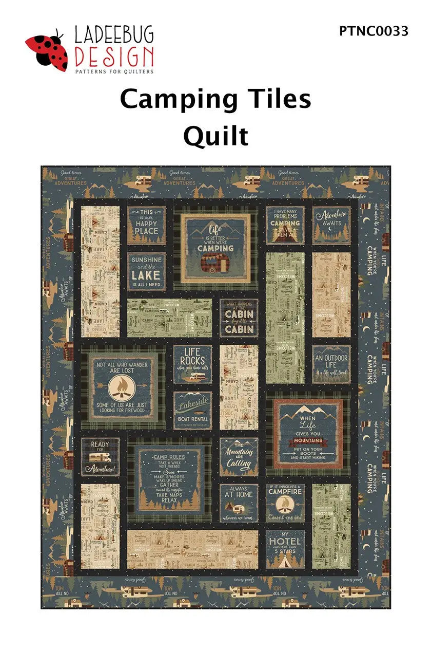 Camping Tiles - Linda's Electric Quilters