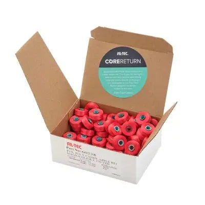 Candy Apple Red Magna-Glide Classic #60 Bobbin Box (Case of 72) - Linda's Electric Quilters