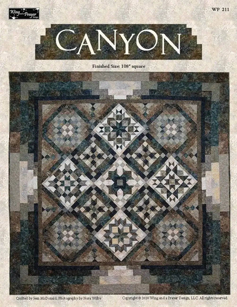 Canyon Pattern - Linda's Electric Quilters