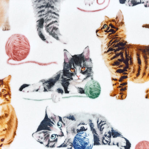 Multi Cat Nip Digital Cuddle 58/60" Fabric Per Yard