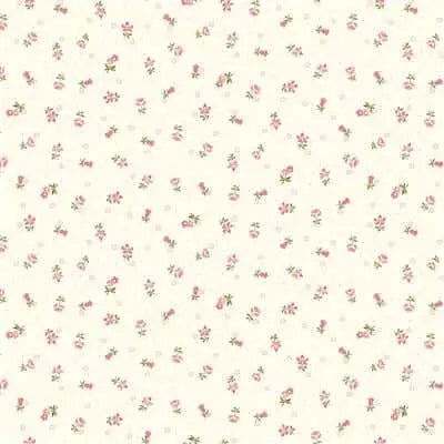 Charlotte - Ditsy Floral - Cream 44" / 45" Fabric Per Yard The Fabric Company