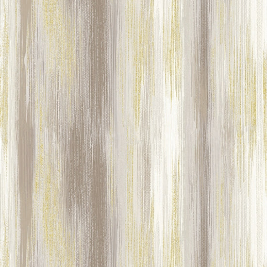 Chickadee Cheer Natural-Gold Cotton 43"/44" Fabric Per Yard