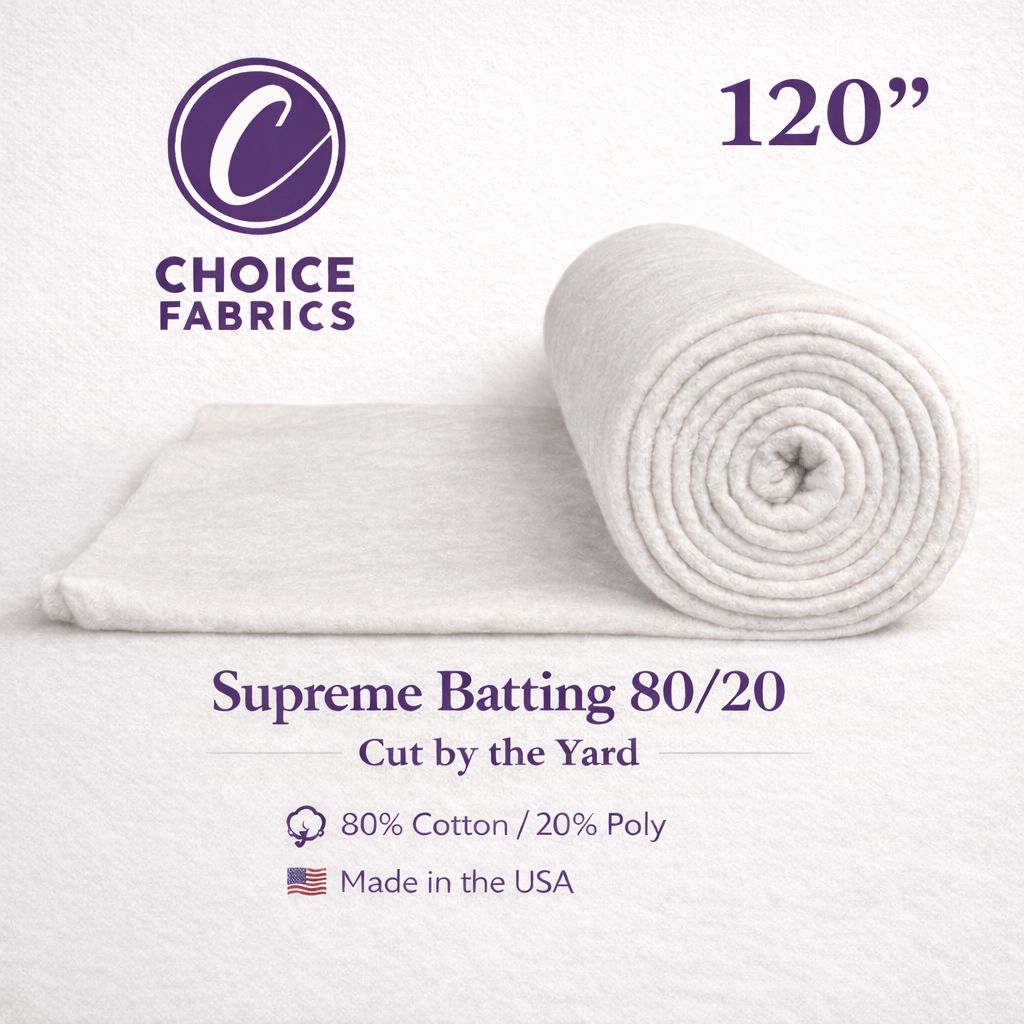 Choice Supreme Batting 80/20 - 120" Wide - By the Yard