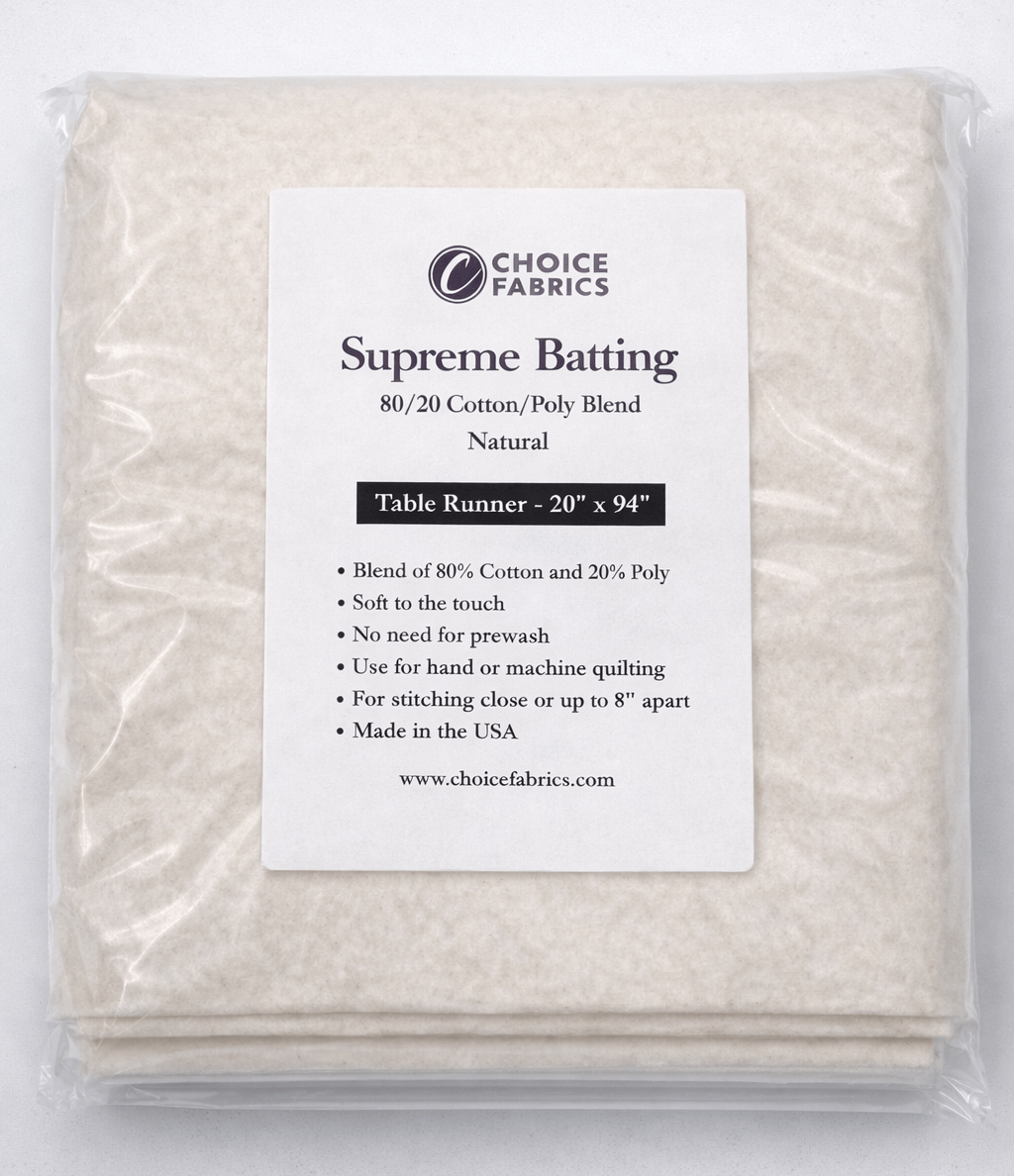 Choice Supreme Batting - 80/20 Cotton/Poly Blend