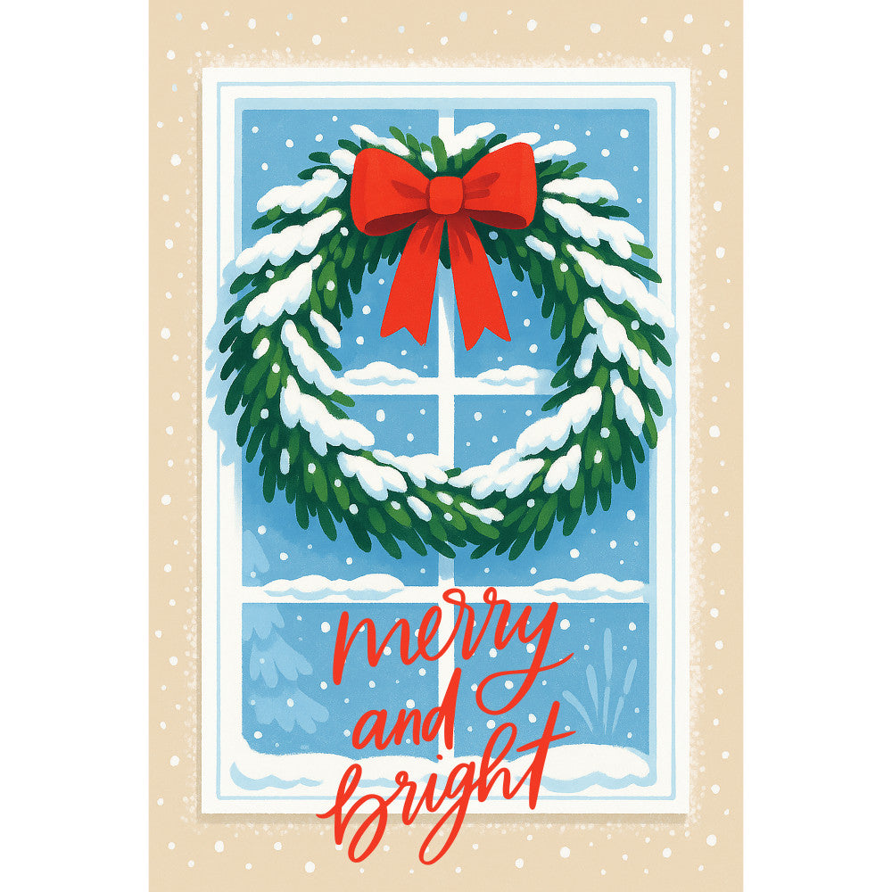 Christmas Card Fabric Panel 7 QuiltingFabricPanels