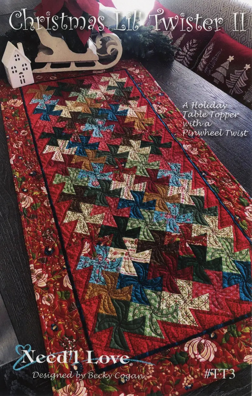 Christmas Lil Twister II - Linda's Electric Quilters