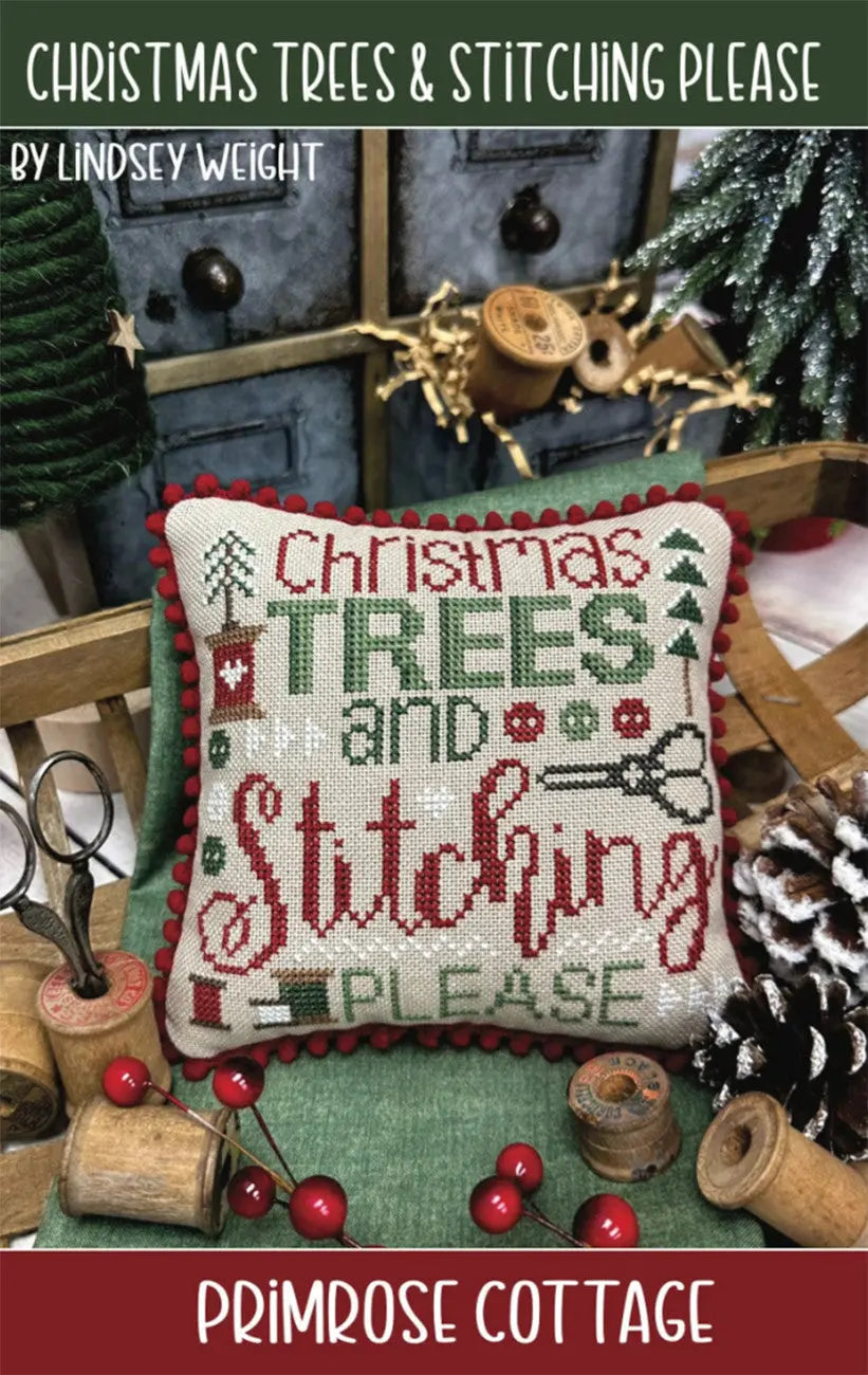 Christmas Trees & Stitching Please Checker Distributor